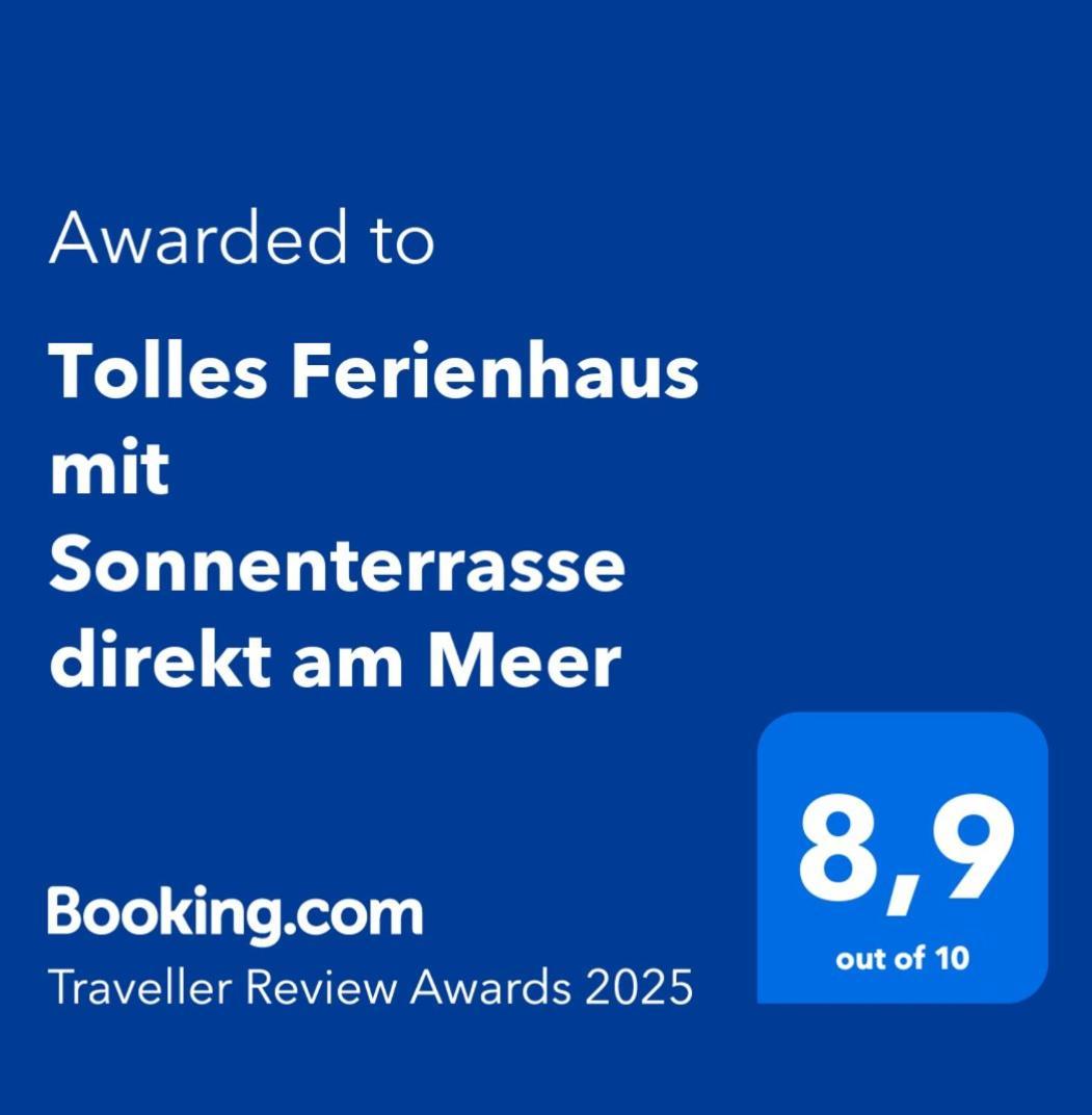 איסלה כריסטינה Tolles Ferienhaus Mit Sonnenterrasse Direkt Am Meer מראה חיצוני תמונה